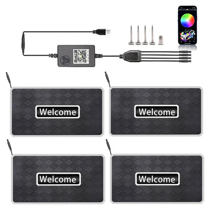 Personalized Car Floor Mat Light